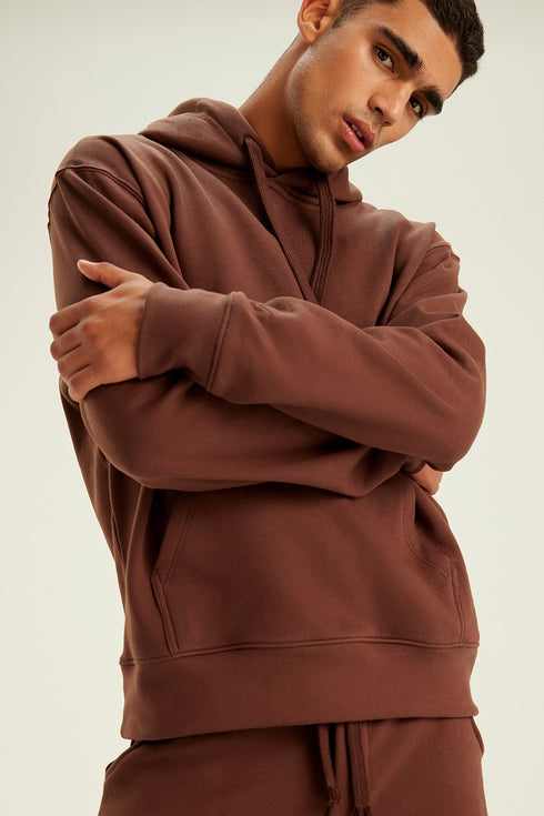 HOODIE OVERSIZED MARROM